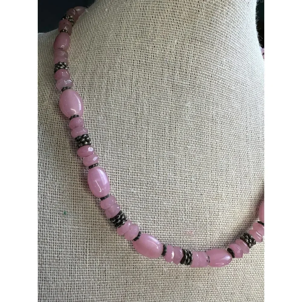 Pink Beaded Necklace